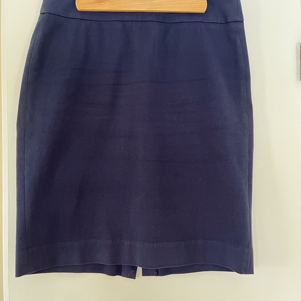 Banana Republic Dark Blue Pencil Skirt